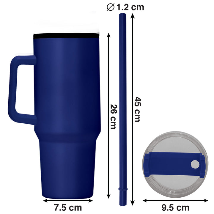 1200ml Polypropylene Enduro Mug - Blue