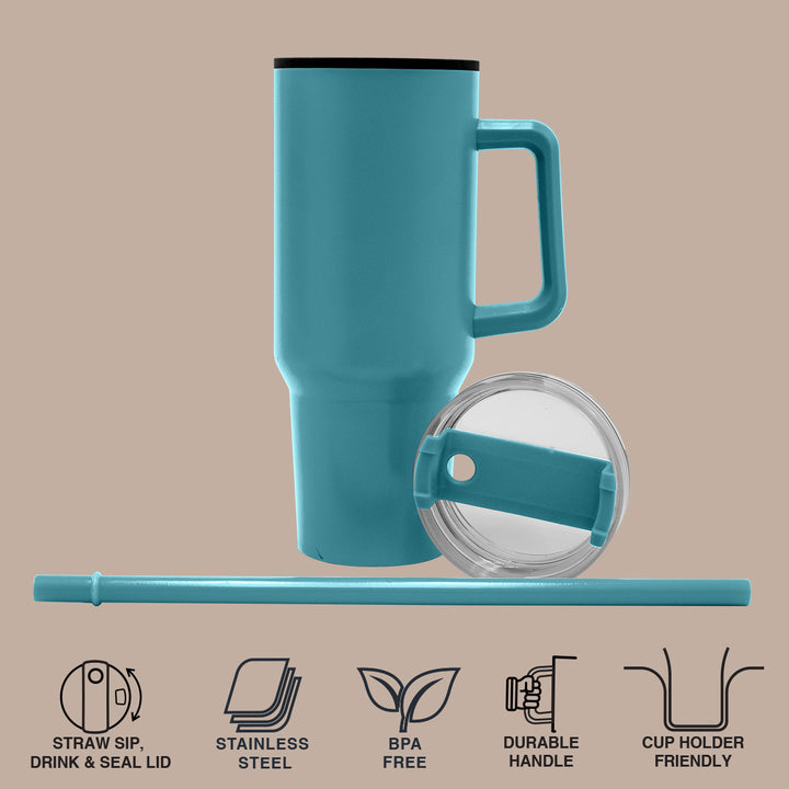 1200ml Polypropylene Enduro Mug - Turquoise