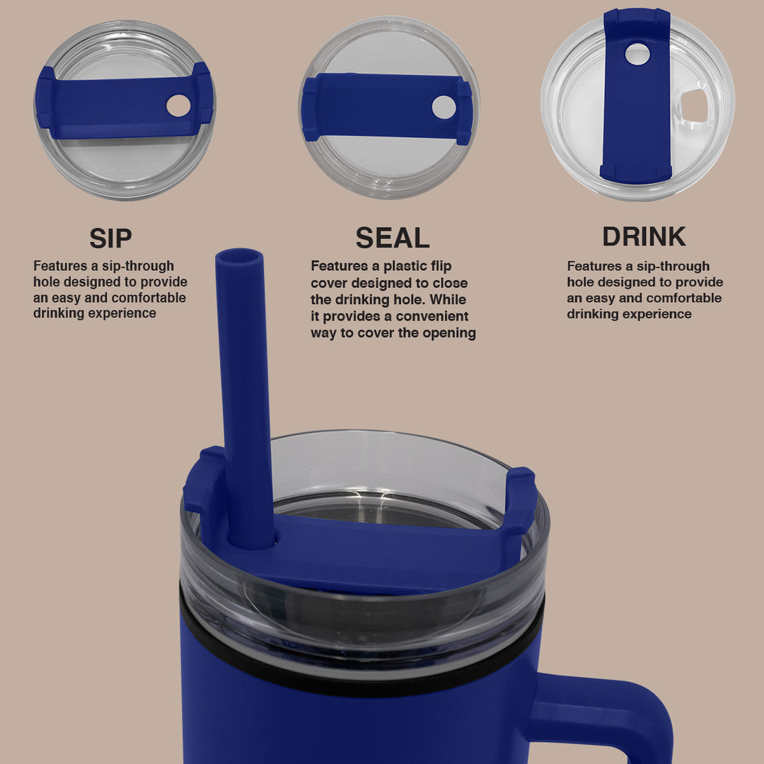 1200ml Polypropylene Enduro Mug - Blue