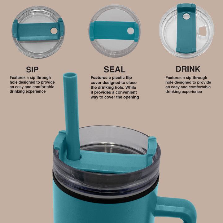 1200ml Polypropylene Enduro Mug - Turquoise