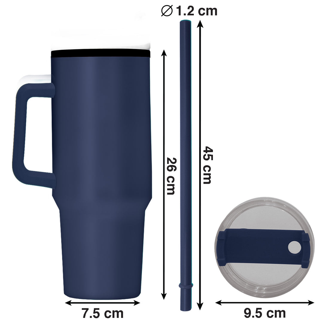 1200ml Polypropylene Enduro Mug - Navy