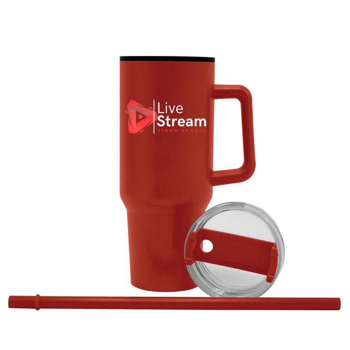 1200ml Polypropylene Enduro Mug - Red