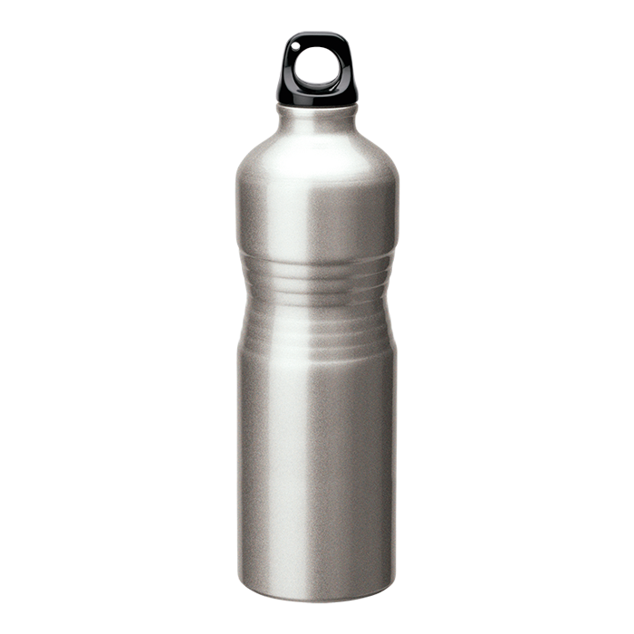 680ml Shaped Aluminium Water Bottle