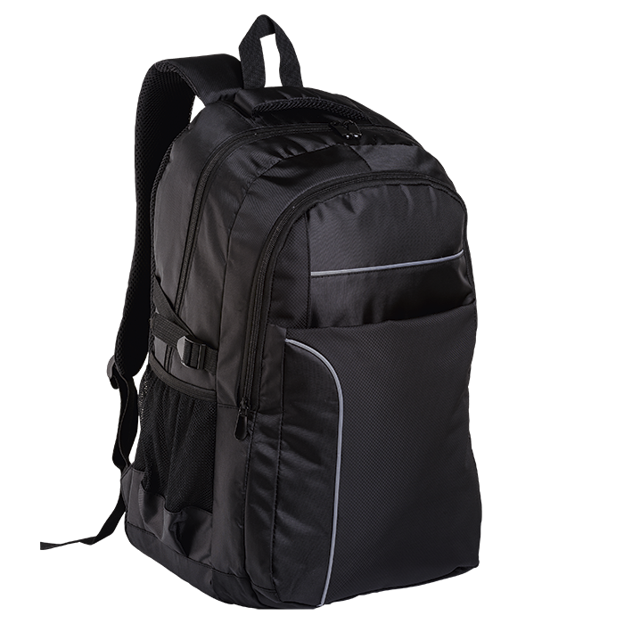 Curved Piping Backpack | Custom Branded & Personalized Backpacks | Just Brand