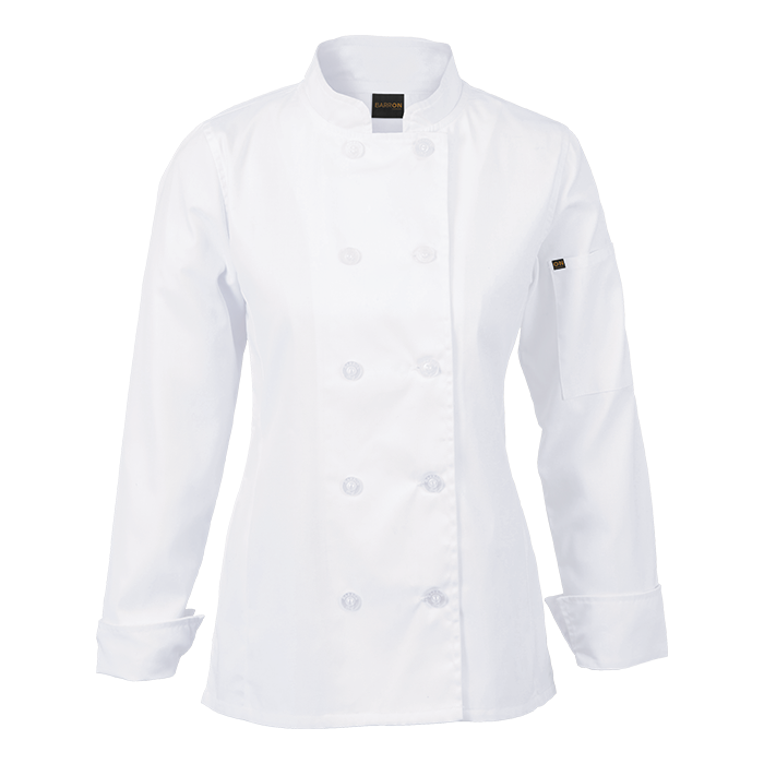 Long Sleeve Savona Chef Jacket Ladies | Barron Clothing