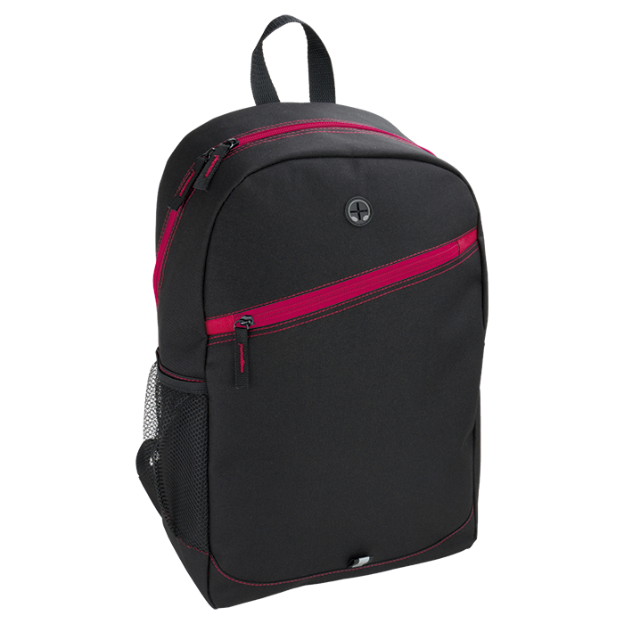 Backpack With Contrast Colour Diagonal Zip | Custom Branded & Personalized Backpacks | Just Brand