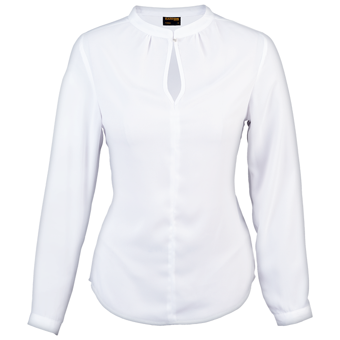 Jasmine Blouse Long Sleeve Ladies | Custom Branded & Personalised Corporate Shirts | Just Brand