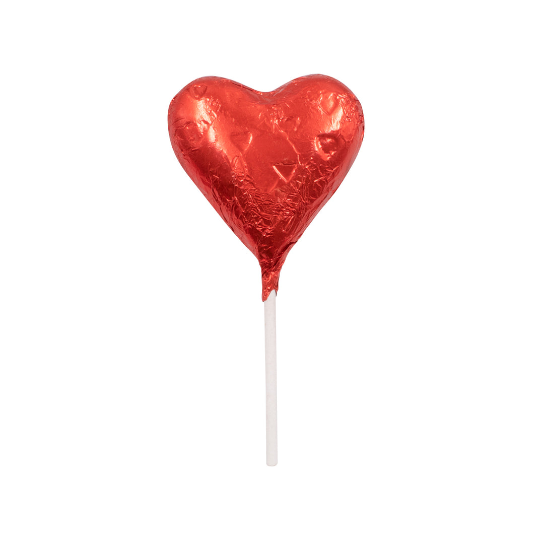 30g Foiled Chocolate Heart Lolly-Gifting Occasions-corporate valentines day gifts | valentine's day gifts for employees