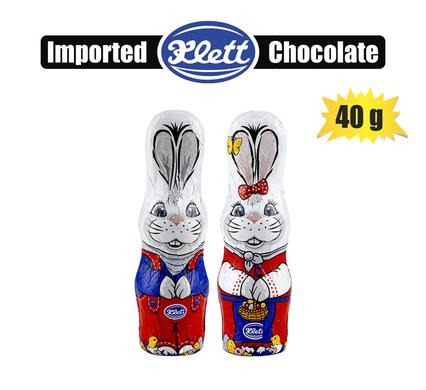 40g chocolate Easter bunnies, ideal for events, corporate gifting, and bulk orders.