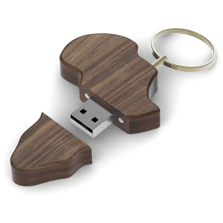 Andy Cartwright Afrique Flash Drive Keyholder - 16GB | Custom Branded & Personalised Corporate Gifts | Just Brand