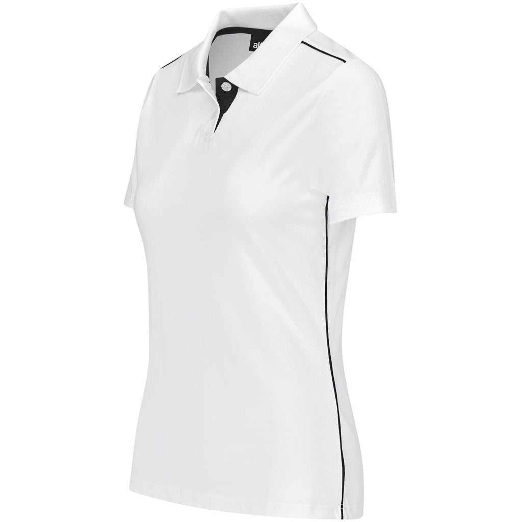 Ladies Galway Golf Shirt - White