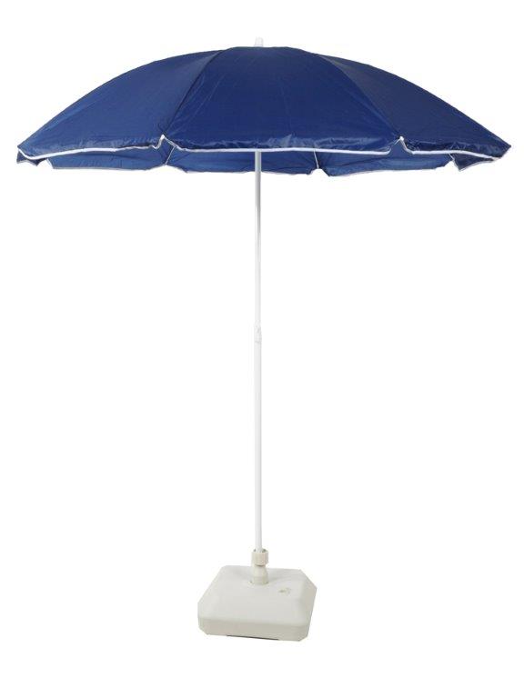 Arch 180cm 170T Polyester Beach Umbrella 19/22 mm Steel Pole without Tile