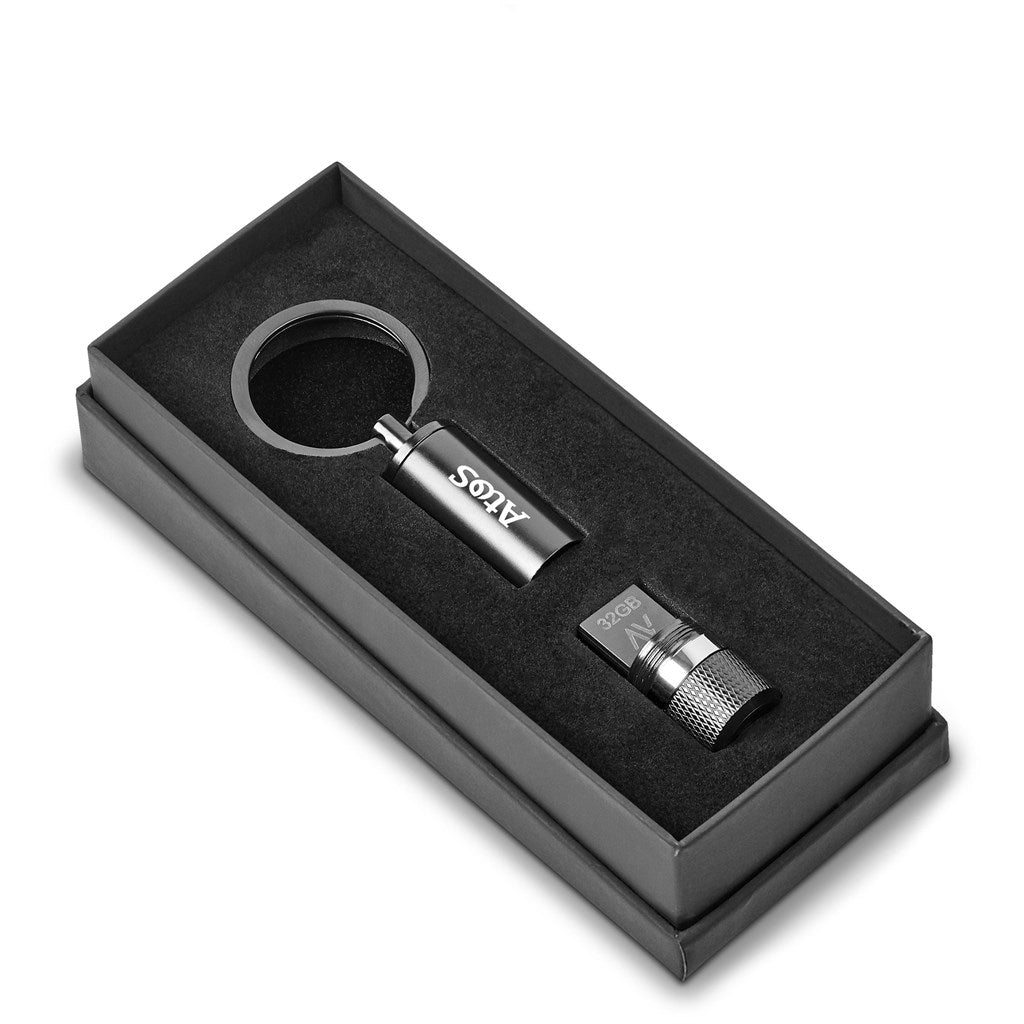 Alex Varga Blofeld Flash Drive Keyholder - 32GB | Custom Branded & Personalised Corporate Gifts | Just Brand