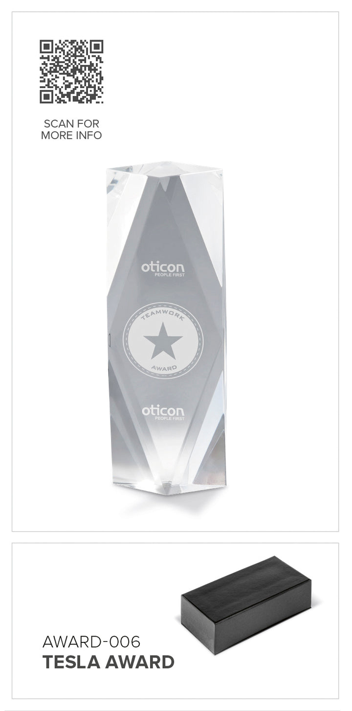 Tesla Tower Award | Custom Corporate Awards & Trophies | Corporate Gifts | Just Brand