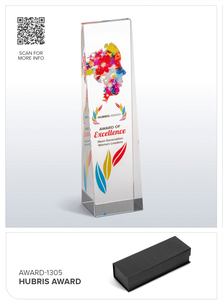 Hubris Award | Custom Corporate Awards & Trophies | Corporate Gifts | Just Brand