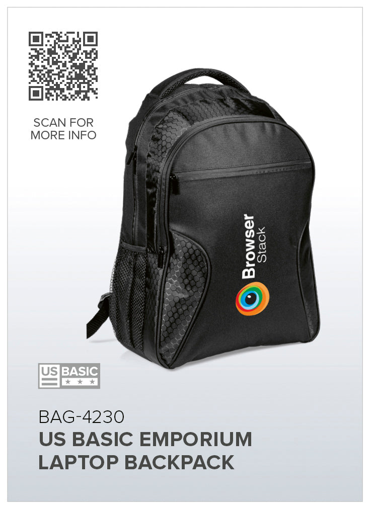 US Basic Emporium Laptop Backpack