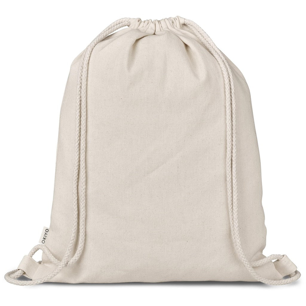 Okiyo Orei Cotton Drawstring Bag | Custom Branded & Personalised Bags | Just Brand