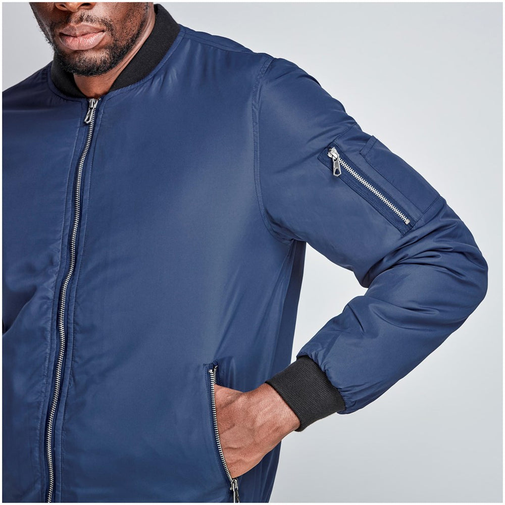 Mens Crusader Bomber Jacket - Navy | corporate jackets | Just Brand