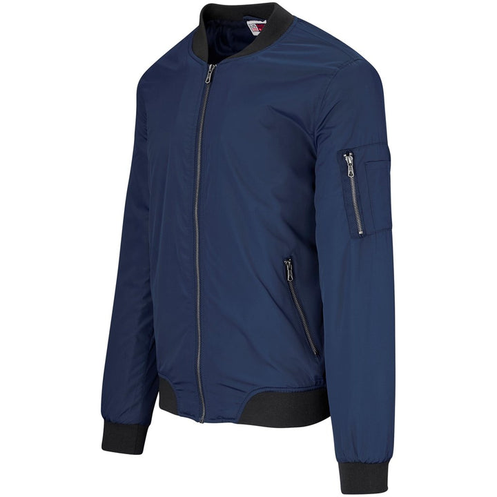 Mens Crusader Bomber Jacket - Navy | corporate jackets | Just Brand