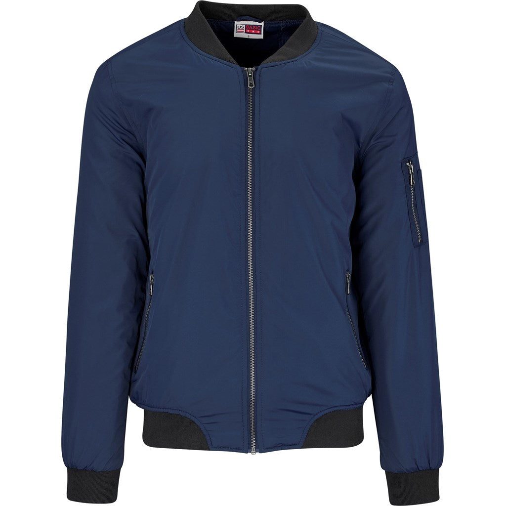 Mens Crusader Bomber Jacket - Navy | corporate jackets | Just Brand