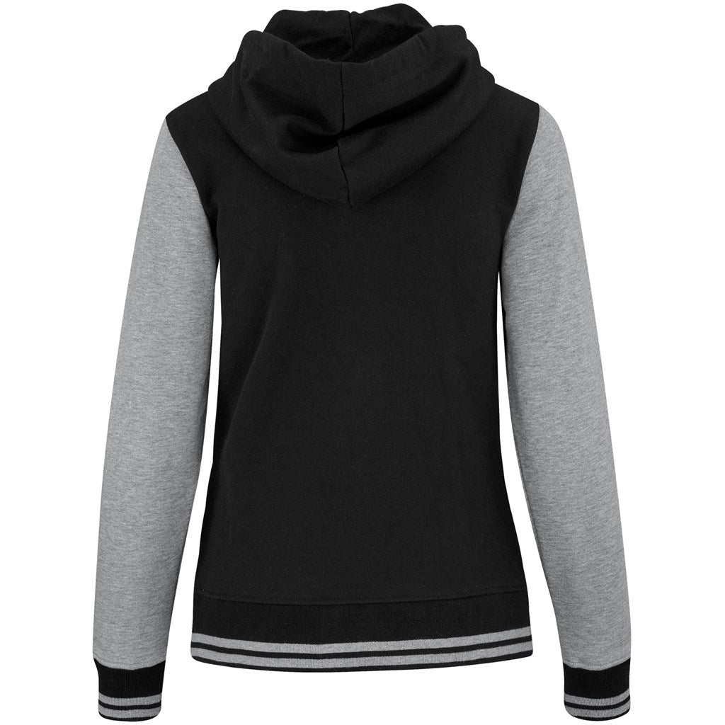 Ladies Princeton Hooded Sweater - Black | Corporate Clothing | Just Brand