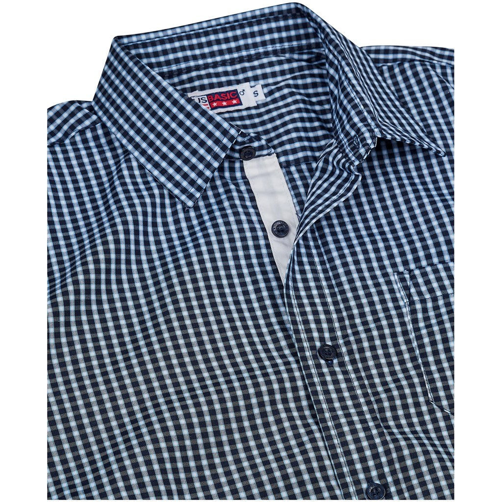 Mens Long Sleeve Kenton Shirt - Navy