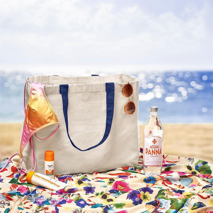 Kooshty Barbados Large Cotton Beach Bag