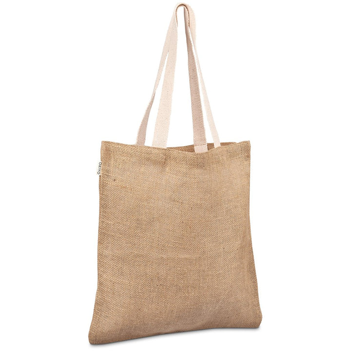 Okiyo Yasashii Jute Shopper | Custom Branded & Personalised Shopper Bags | Just Brand