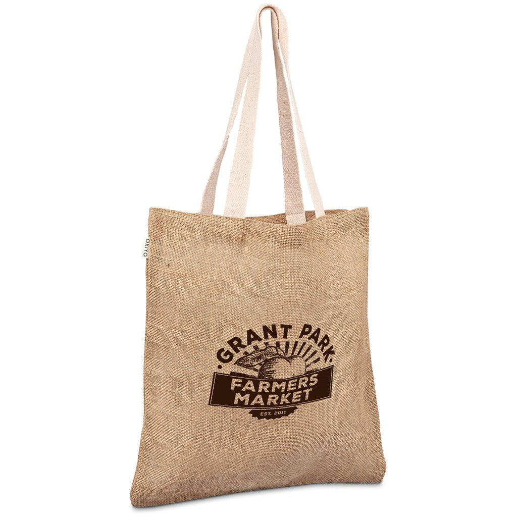 Okiyo Yasashii Jute Shopper | Custom Branded & Personalised Shopper Bags | Just Brand