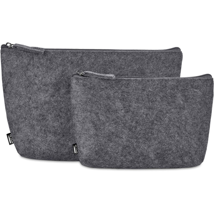 Okiyo Kesho Recycled PET Felt Mini Cosmetic Bag