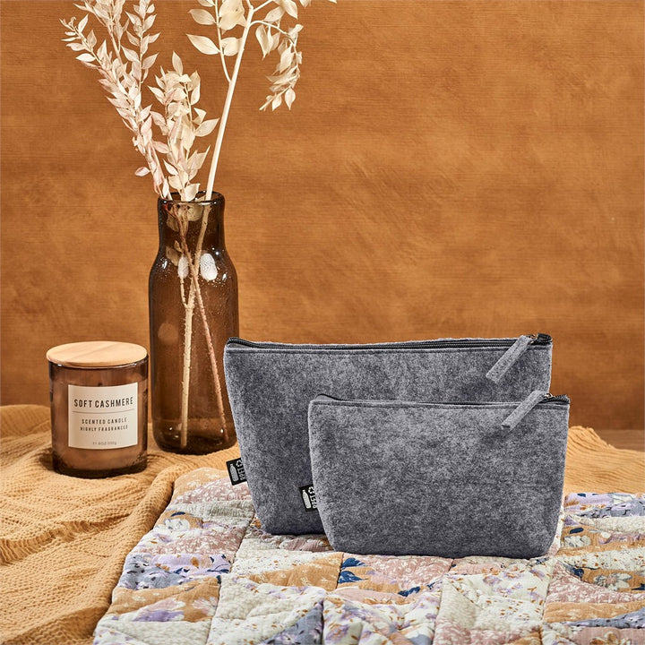 Okiyo Kesho Recycled PET Felt Accessory Bag