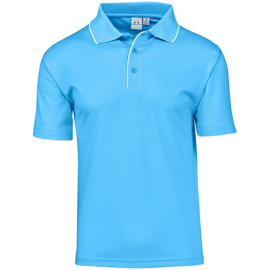 Mens Elite Golf Shirt - Light Blue