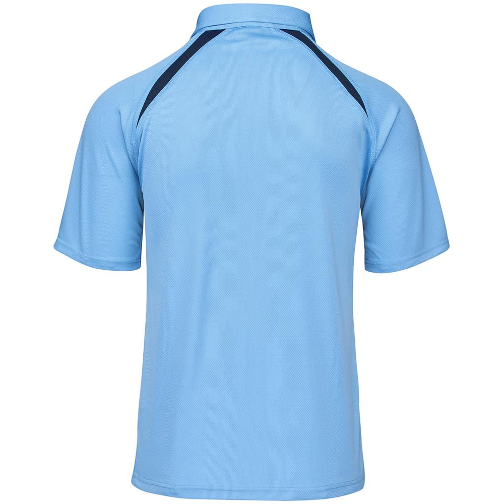 Mens Splice Golf Shirt - Light Blue