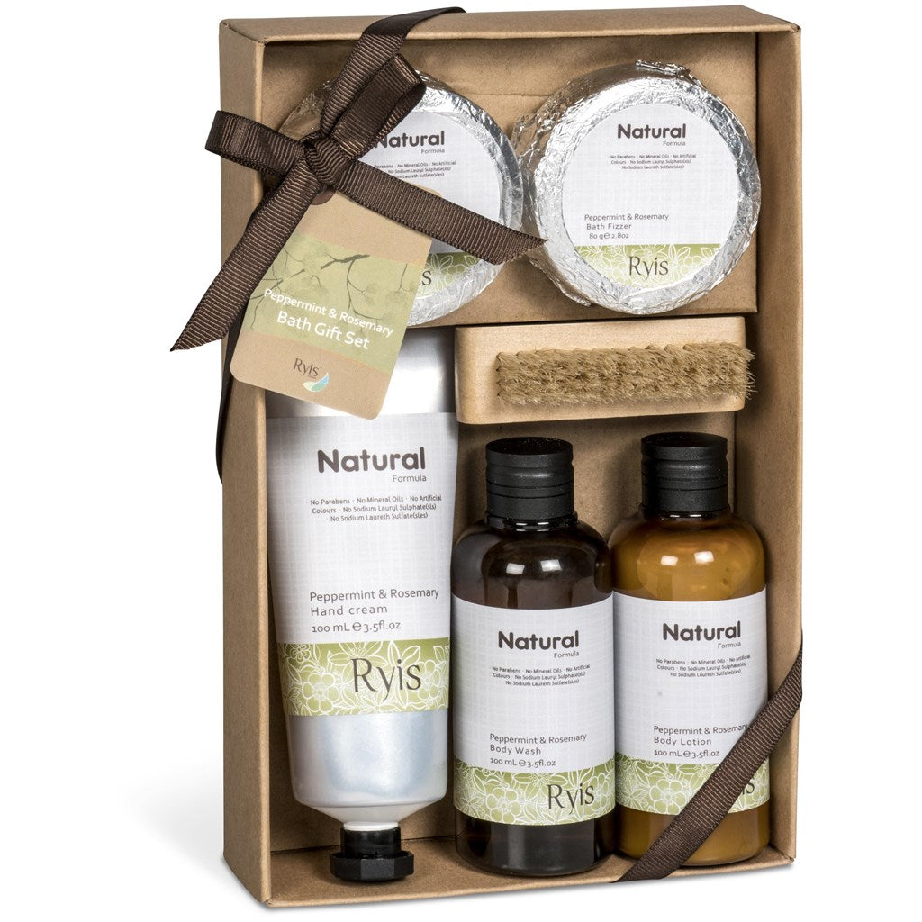 Ryis Peppermint & Rosemary Bath Set