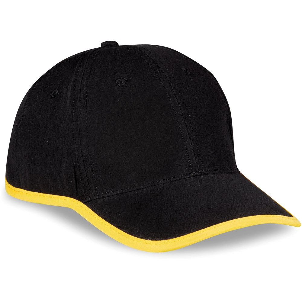 Soho Cap - 6 Panel - Yellow-6 Panel Caps-Just Brand