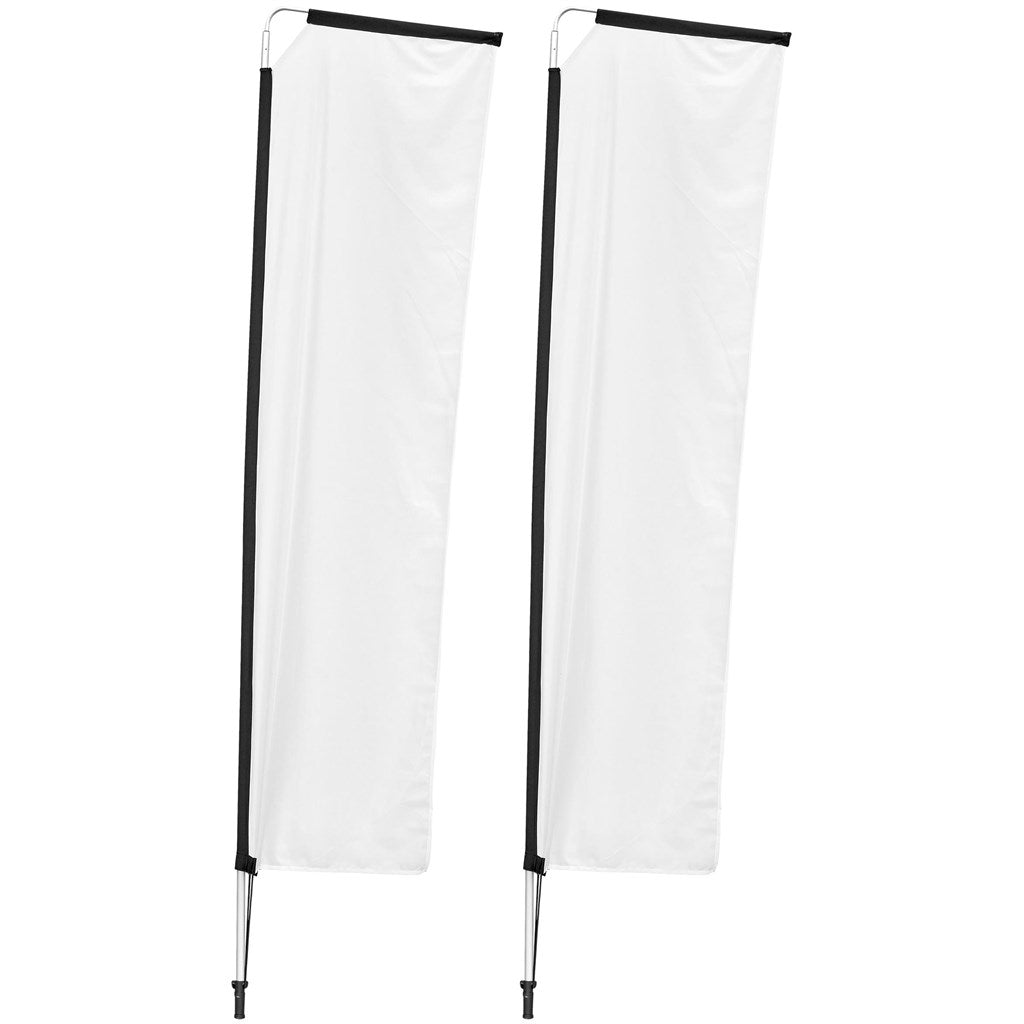 Legend 3m Telescopic Flying Banner (Set of 2)