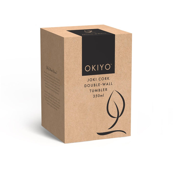 Okiyo Joki Cork & Wheat Straw Double-Wall Tumbler – 350ml