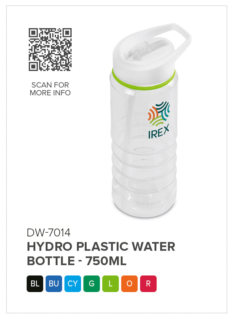 Hydro Plastic Water Bottle - 750ml