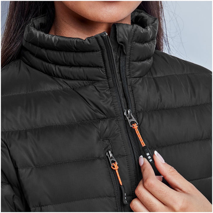 Ladies Scotia Light Down Jacket - Black | Corporate Clothing | Just Brand