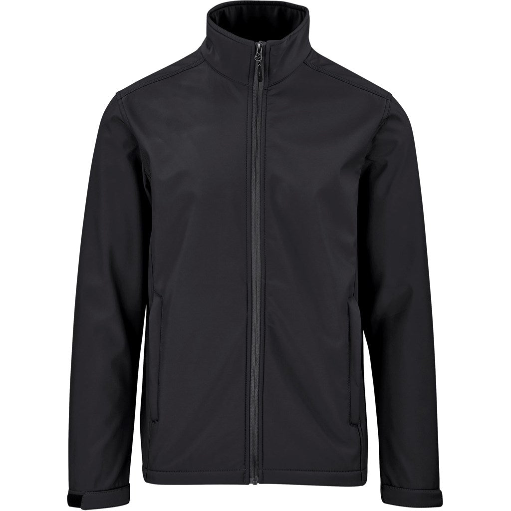 Mens Maxson Softshell Jacket - Black | Corporate Clothing | Just Brand