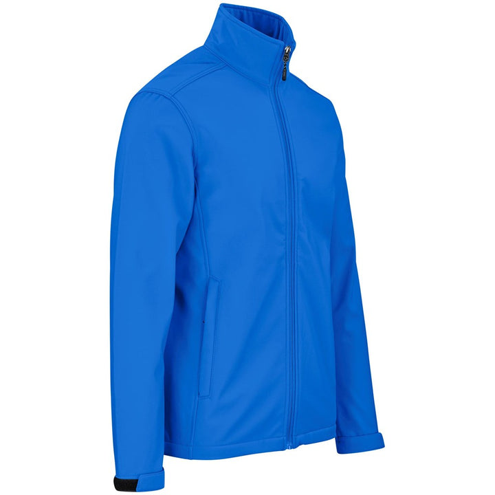 Mens Maxson Softshell Jacket - Blue | Corporate Clothing | Just Brand 