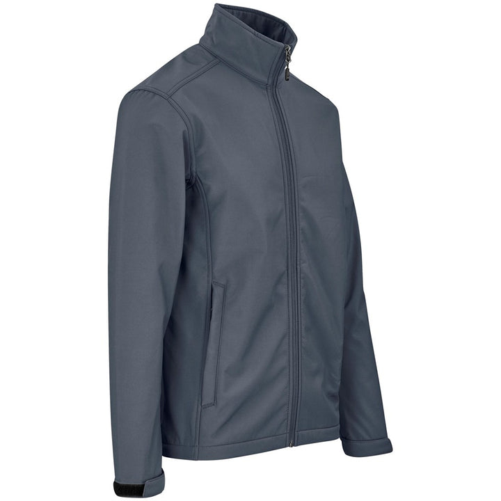 Mens Maxson Softshell Jacket - Grey | Corporate Clothing | Just Brand