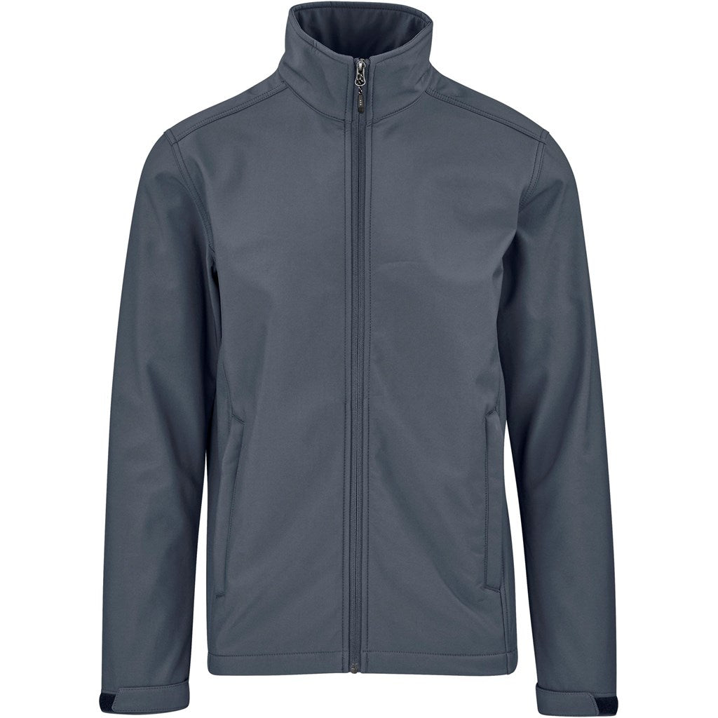 Mens Maxson Softshell Jacket - Grey | Corporate Clothing | Just Brand