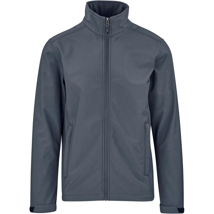 Mens Maxson Softshell Jacket - Grey | Corporate Clothing | Just Brand