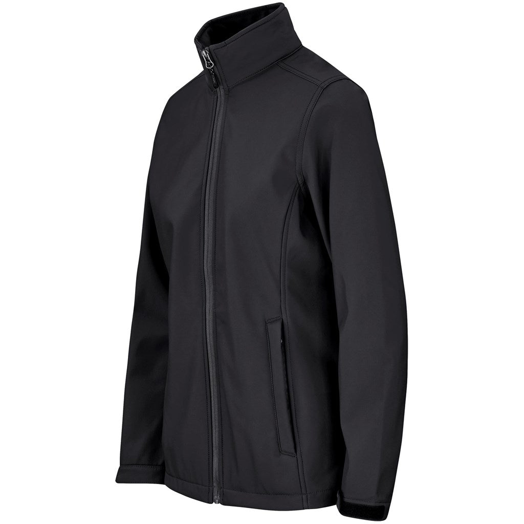 Ladies Maxson Softshell Jacket - Black | Corporate  Clothing | Just Brand