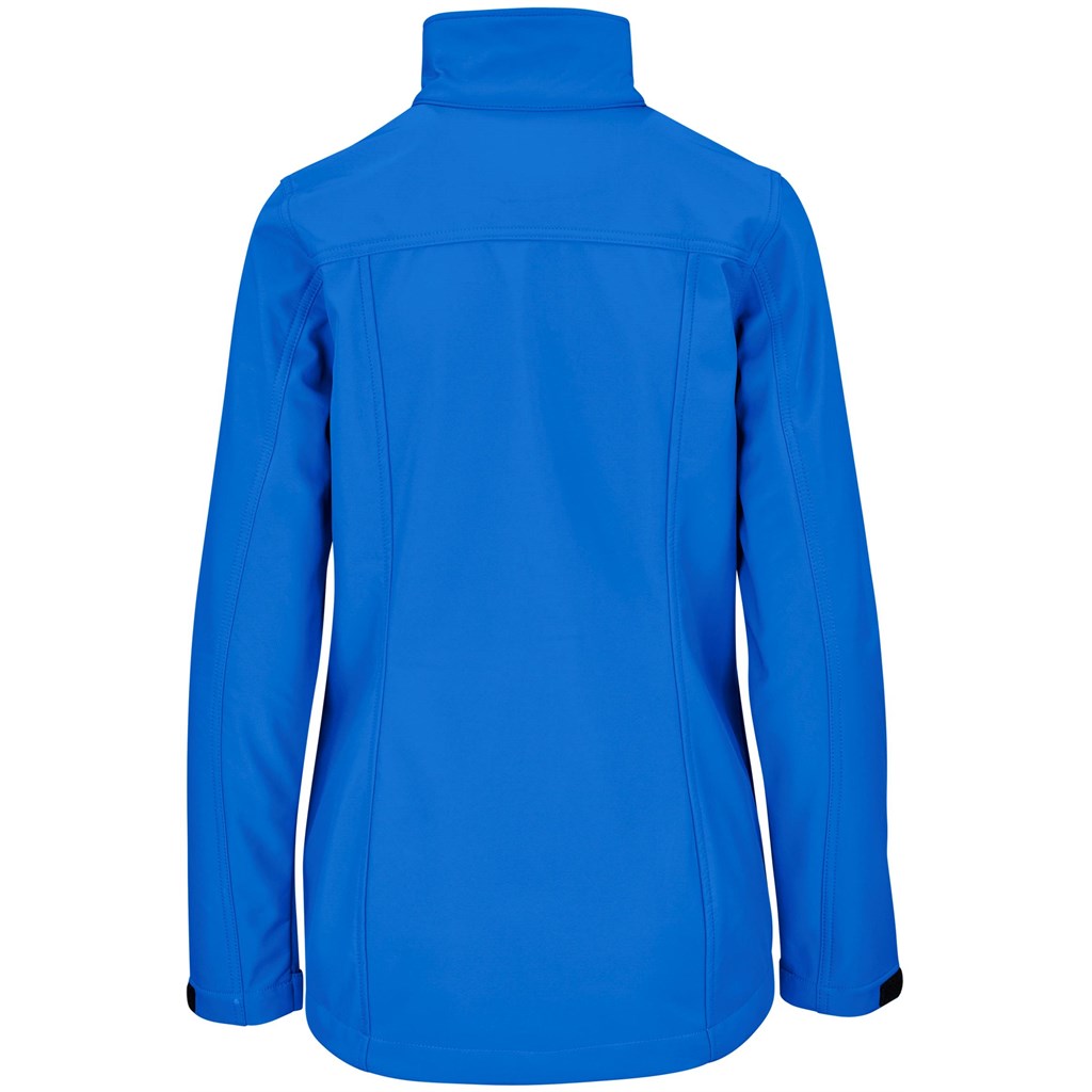 Ladies Maxson Softshell Jacket - Blue | Corporate Clothing | Just Brand