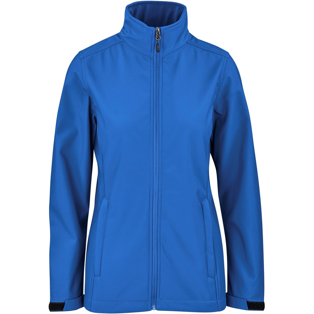 Ladies Maxson Softshell Jacket - Blue | Corporate Clothing | Just Brand