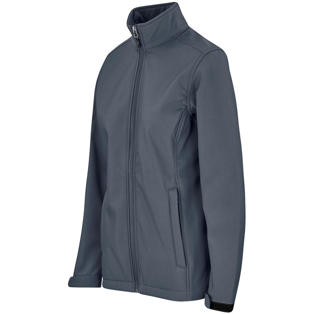 Ladies Maxson Softshell Jacket - Grey | Corporate Clothing | Just Brand