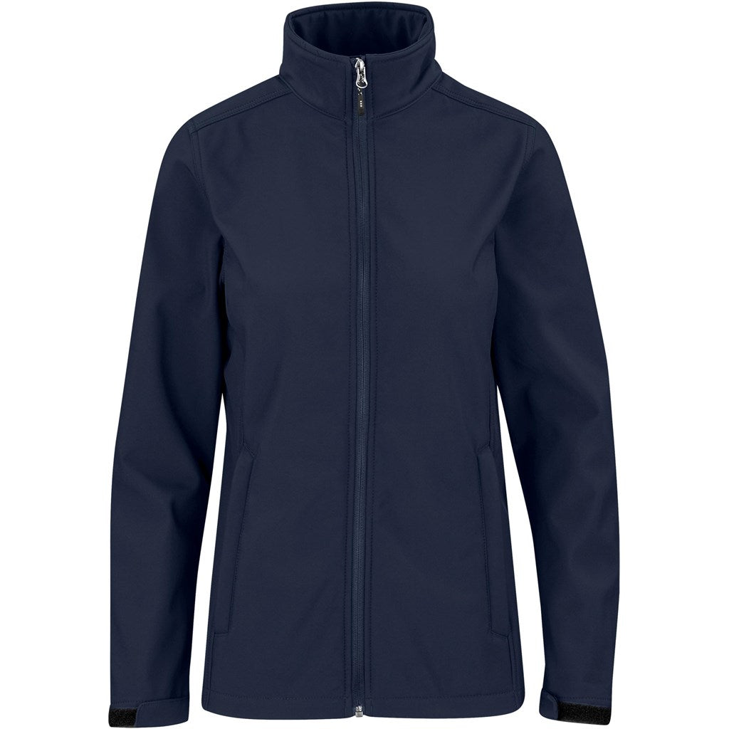 Ladies Maxson Softshell Jacket - Navy | Corporate Clothing | Just Brand