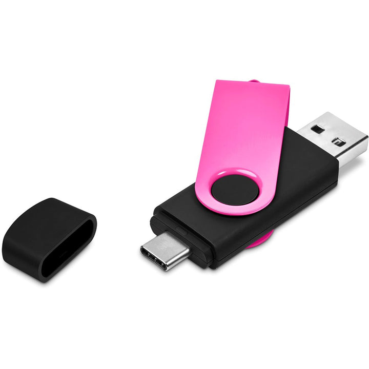 Shuffle Gyro Black Flash Drive – 8GB